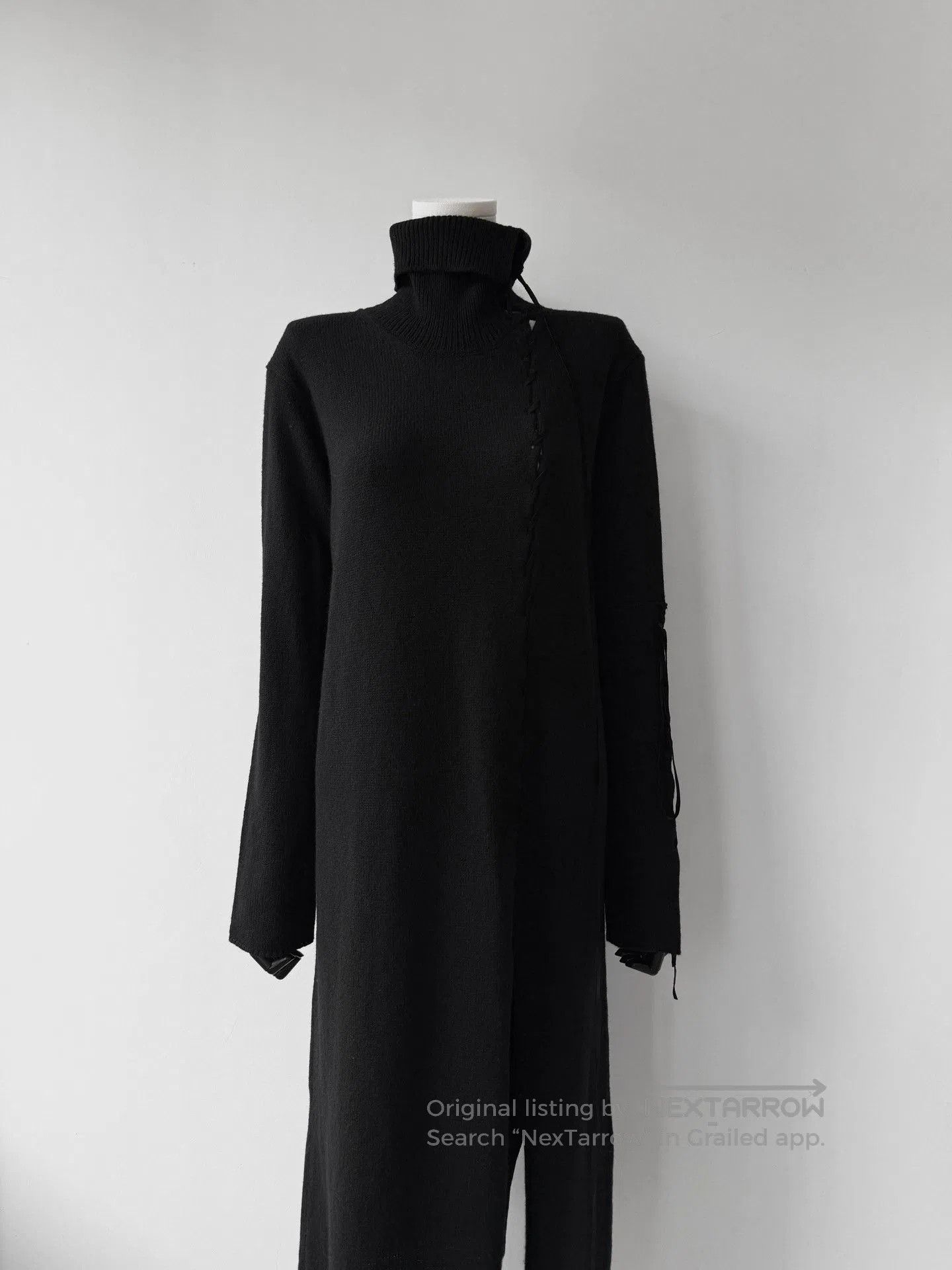 Yohji Yamamoto Yohji Yamamoto 18AW Leather Cord Sweater. Size M / US 6-8 / IT 42-44 - 5 Thumbnail
