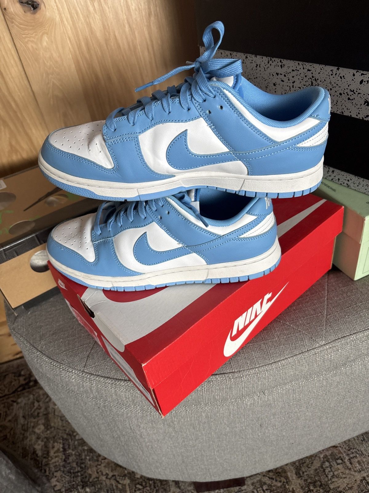 Nike Nike Dunk University Blue Size US 10 / EU 43 - 3 Thumbnail