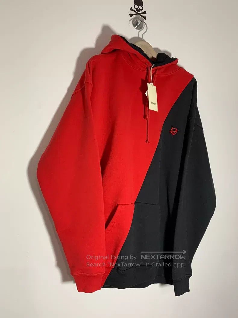 Vetements Vetements Patchwork Oversize Hoodie Size US M / EU 48-50 / 2 - 3 Thumbnail
