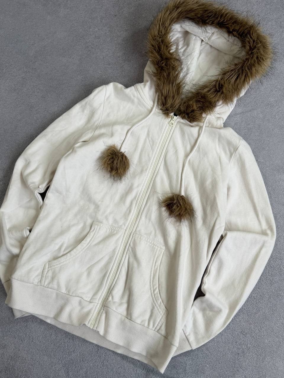 Japanese Brand VTG Faur Fur Avant-Garde Y2K Hoodie Retro Fell Size US S / EU 44-46 / 1 - 6 Thumbnail