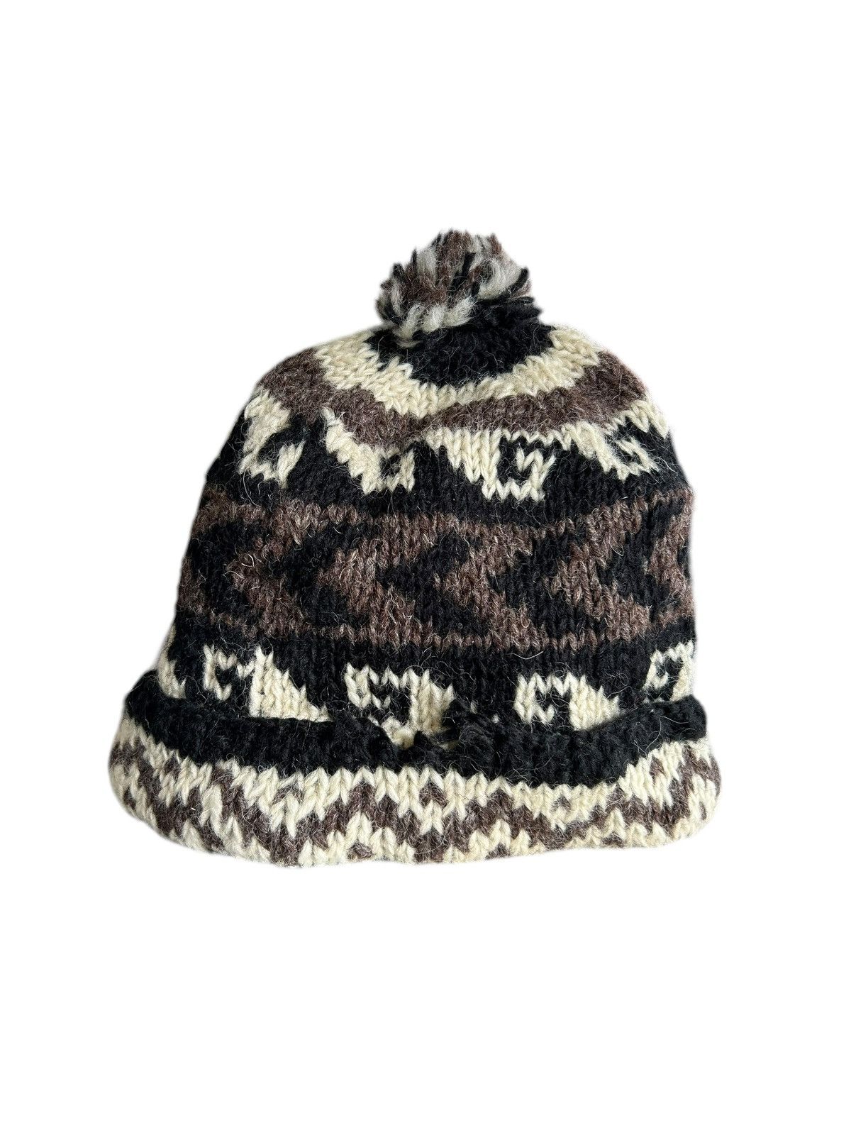 Japanese Brand × Kapital × Vintage Crochet Knitted wool Beanie Hats Rare☠️☠️ Size ONE SIZE - 2 Thumbnail