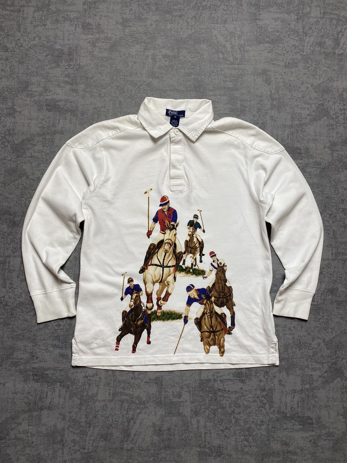 Polo Ralph Lauren Limited Edition Scenic 5 Five Horsemen Match Rugby Shirt Size M / US 6-8 / IT 42-44 - 2 Thumbnail