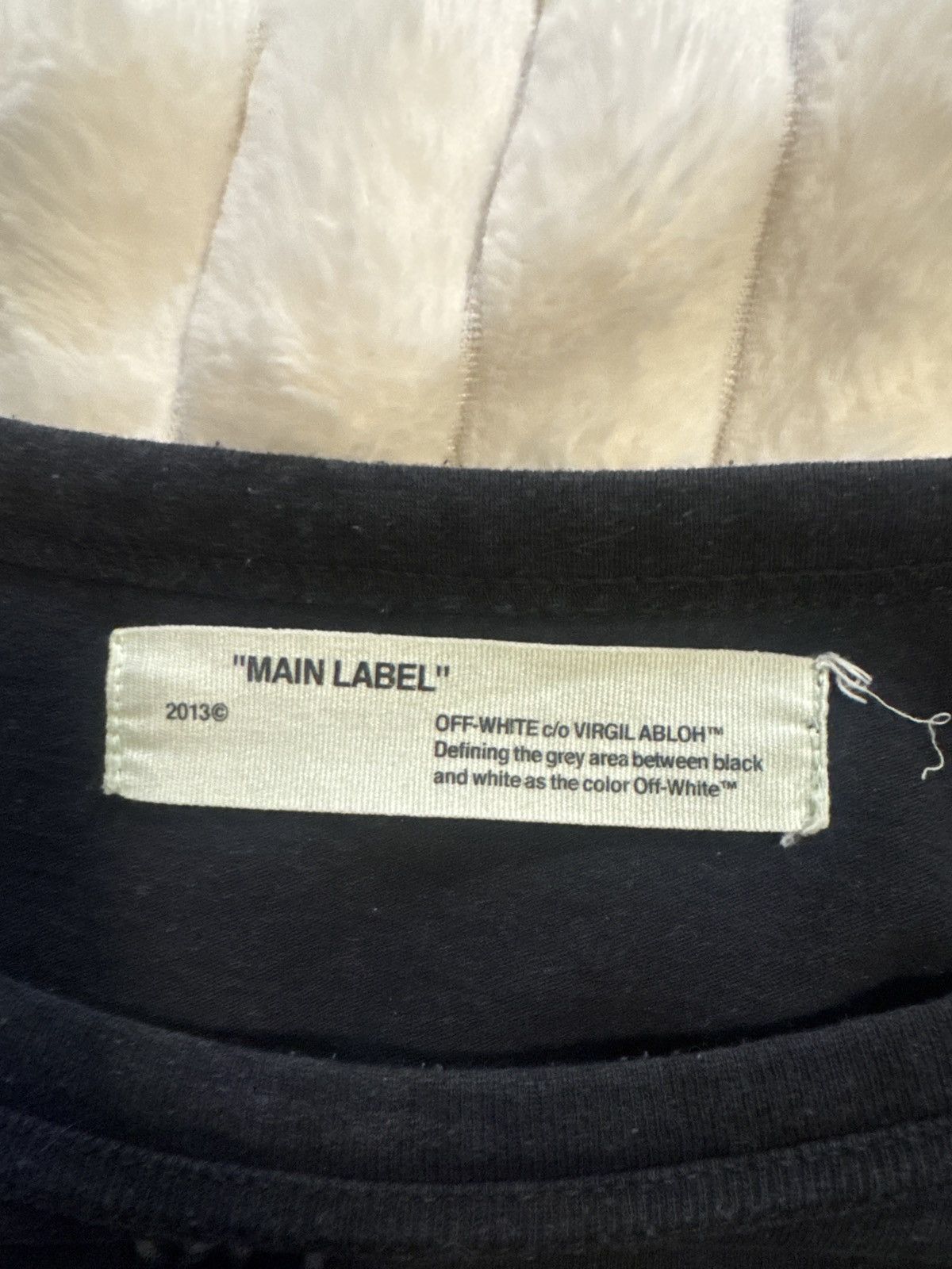 Off-White Off-White splatter Tee (Blue) Size US XS / EU 42 / 0 - 4 Thumbnail