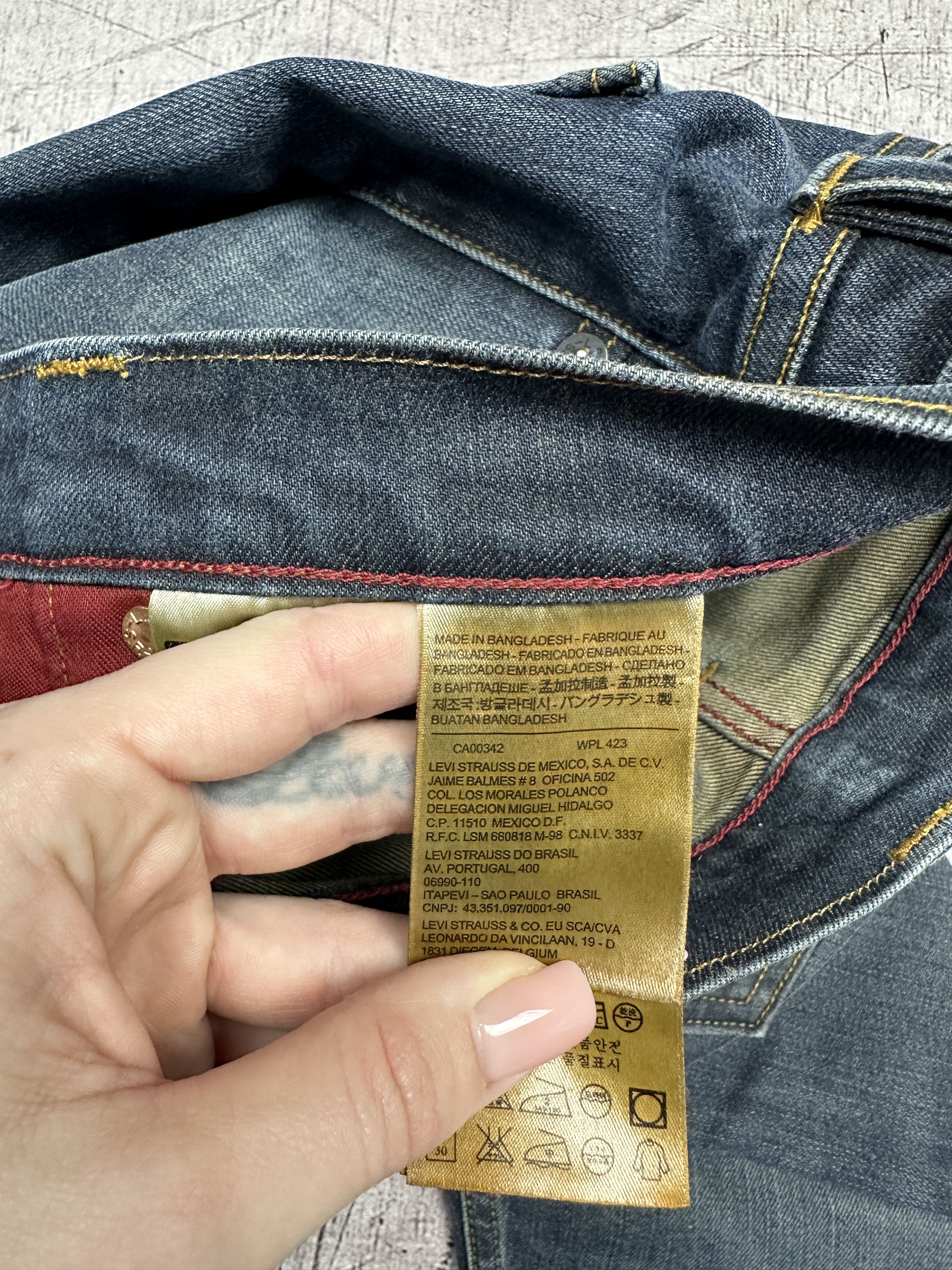 Levi's Levi's 513 Mens Denim Pants Jeans Size 32 x 34 Size US 32 / EU 48 - 8 Thumbnail
