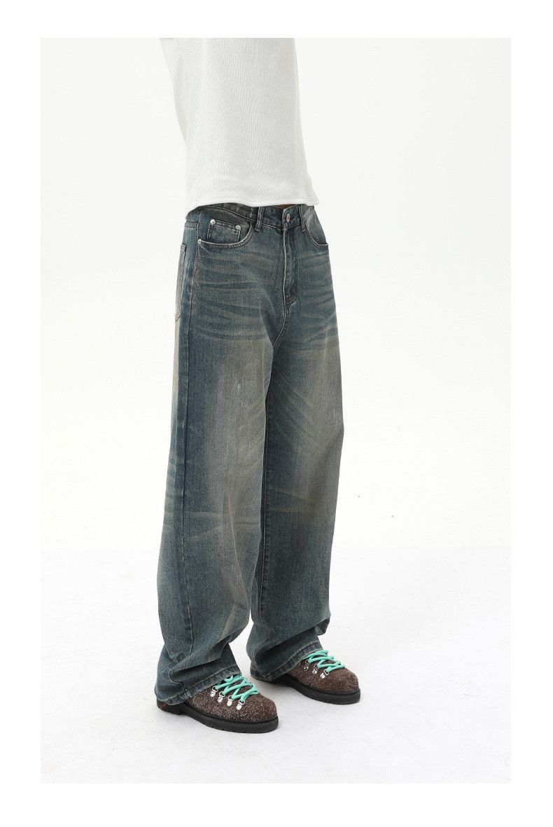 Japanese Brand × Jean Washed vintage distressed whisker washed casual jeans Size US 32 / EU 48 - 4 Thumbnail
