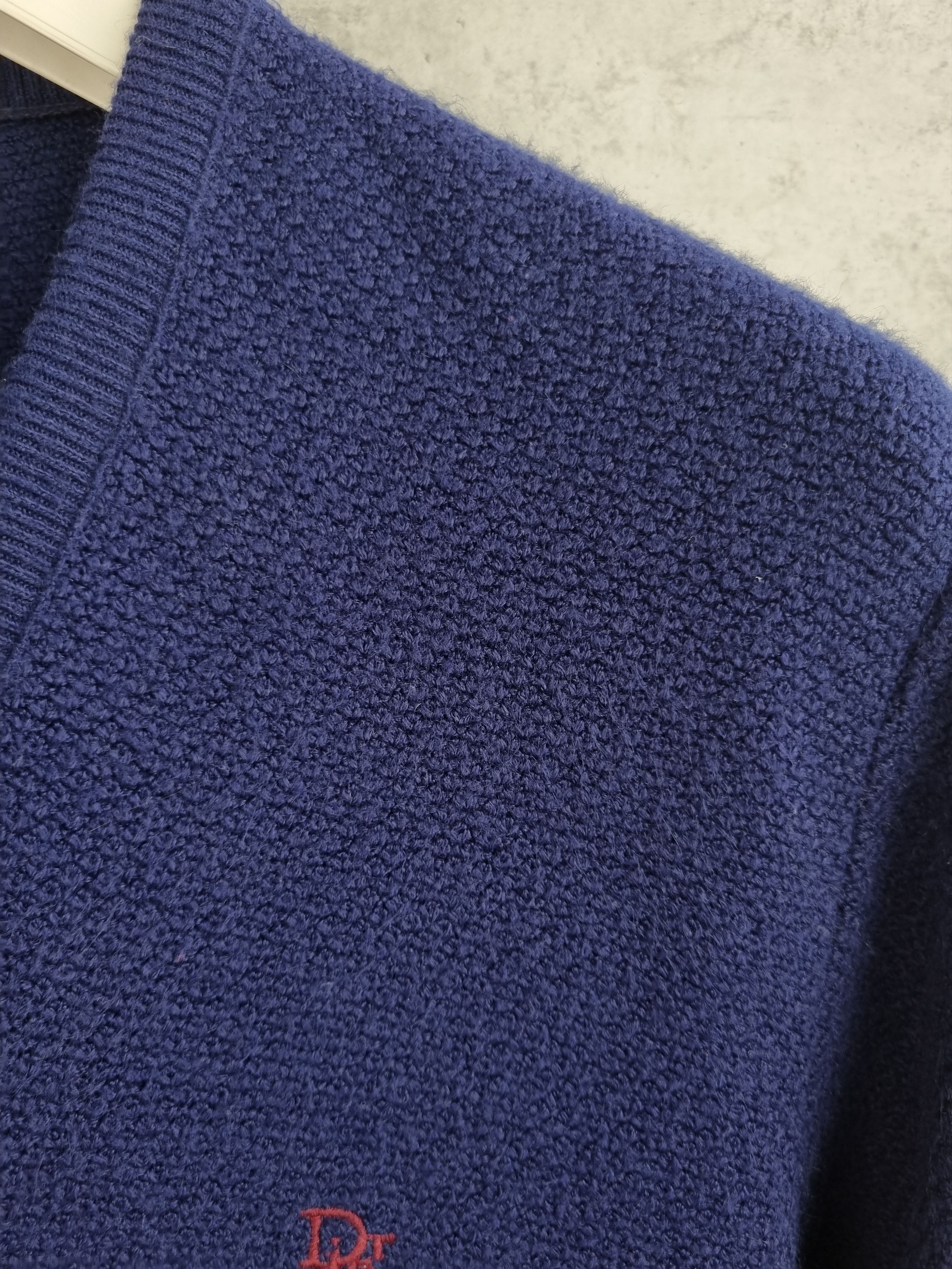 Christian Dior Monsieur × Vintage 90s Christian Dior Monsieur Vintage V Neck Knitwear Sweater Size US M / EU 48-50 / 2 - 9 Thumbnail