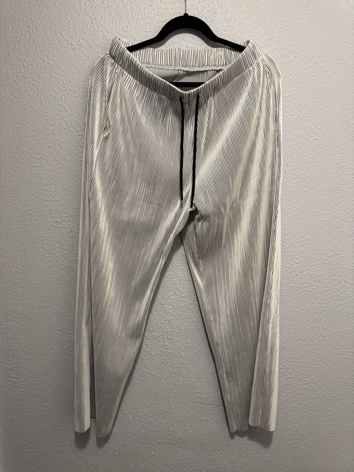 Japanese Brand × Vintage Japanese pleated white and black pants Size US 32 / EU 48 - 1 Thumbnail