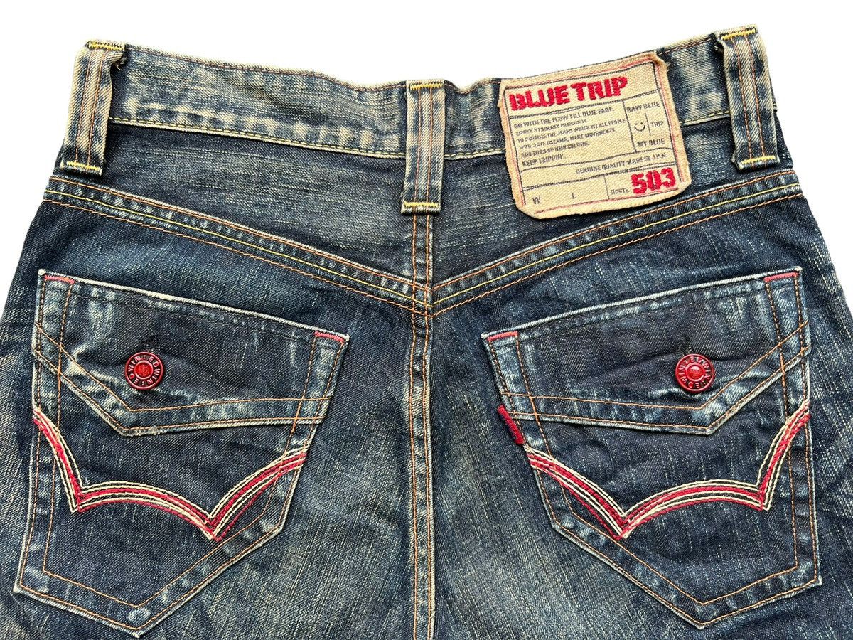 Edwin Vintage Edwin 503 Faded Distressed Rusty Denim Jeans 32x29 Size US 32 / EU 48 - 7 Thumbnail