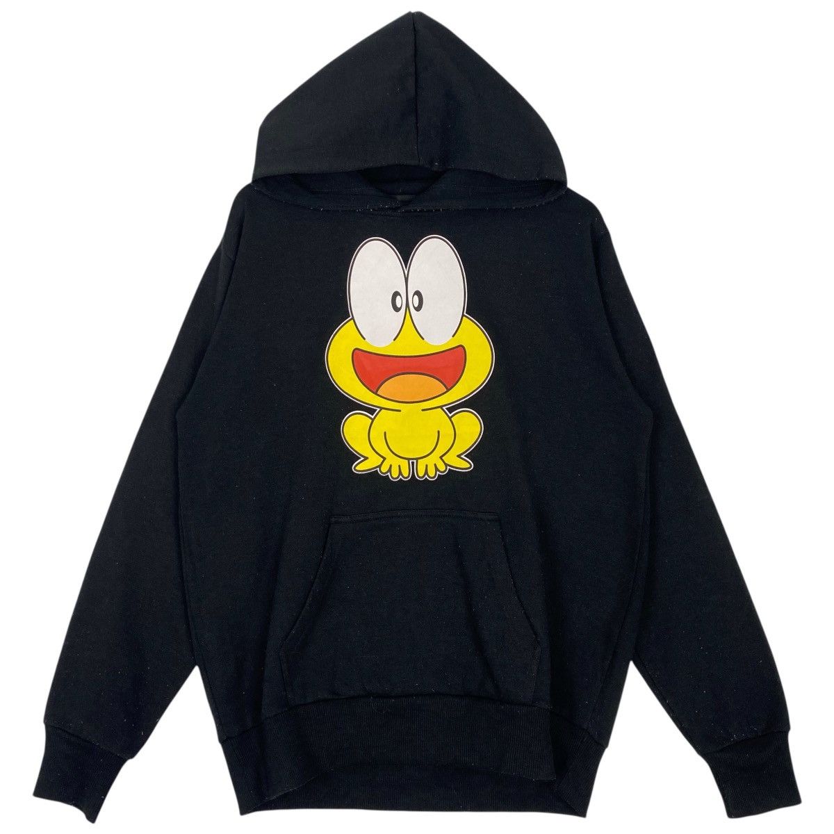 Other Vintage Anime Gusty Frog Black Hoodie Sweater Black Size M Size US M / EU 48-50 / 2 - 1 Thumbnail