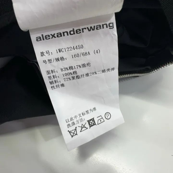 Alexander Wang Alexander Wang High-Waisted Logo Print Shorts - Size 23" - 6 Thumbnail