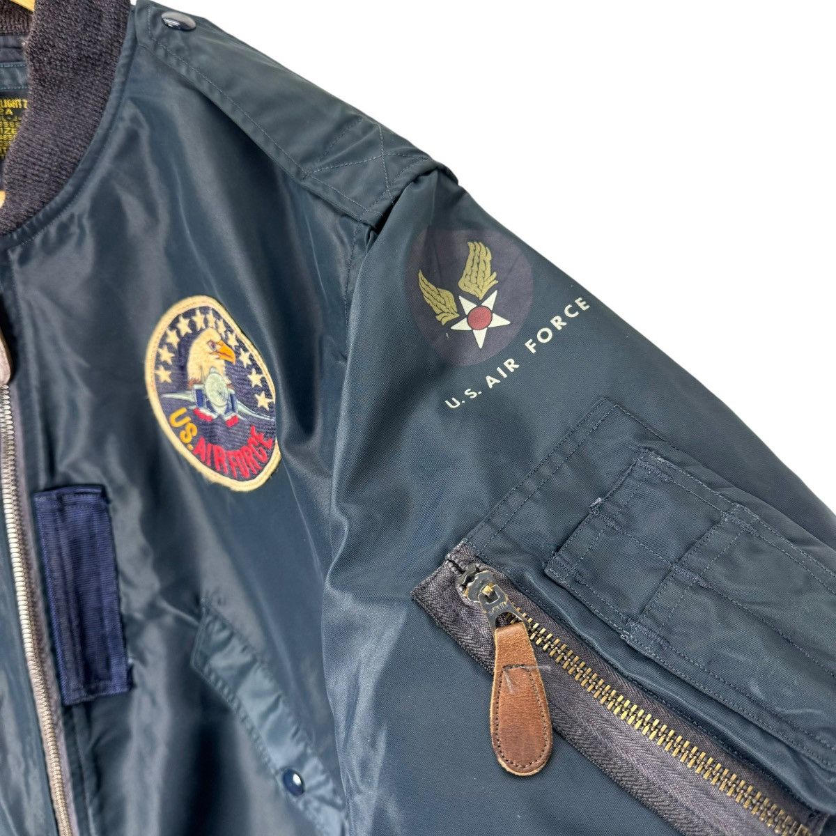Buzz Rickson's 🔥BUZZ RICKSONS TYPE L 2A BOMBER USAF WEAR JACKET Size US M / EU 48-50 / 2 - 4 Thumbnail