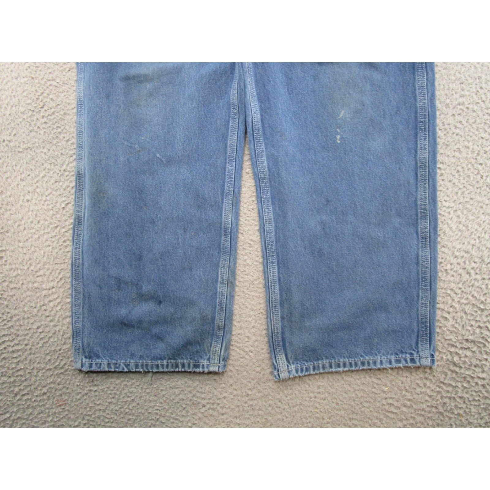 Carhartt VTG Carhartt Jeans DST Original Fit 38x28 Blue Men Read Skater Workwear Trousers B13 DST Reg Straight 38 Mens Size US 38 / EU 54 - 2 Thumbnail