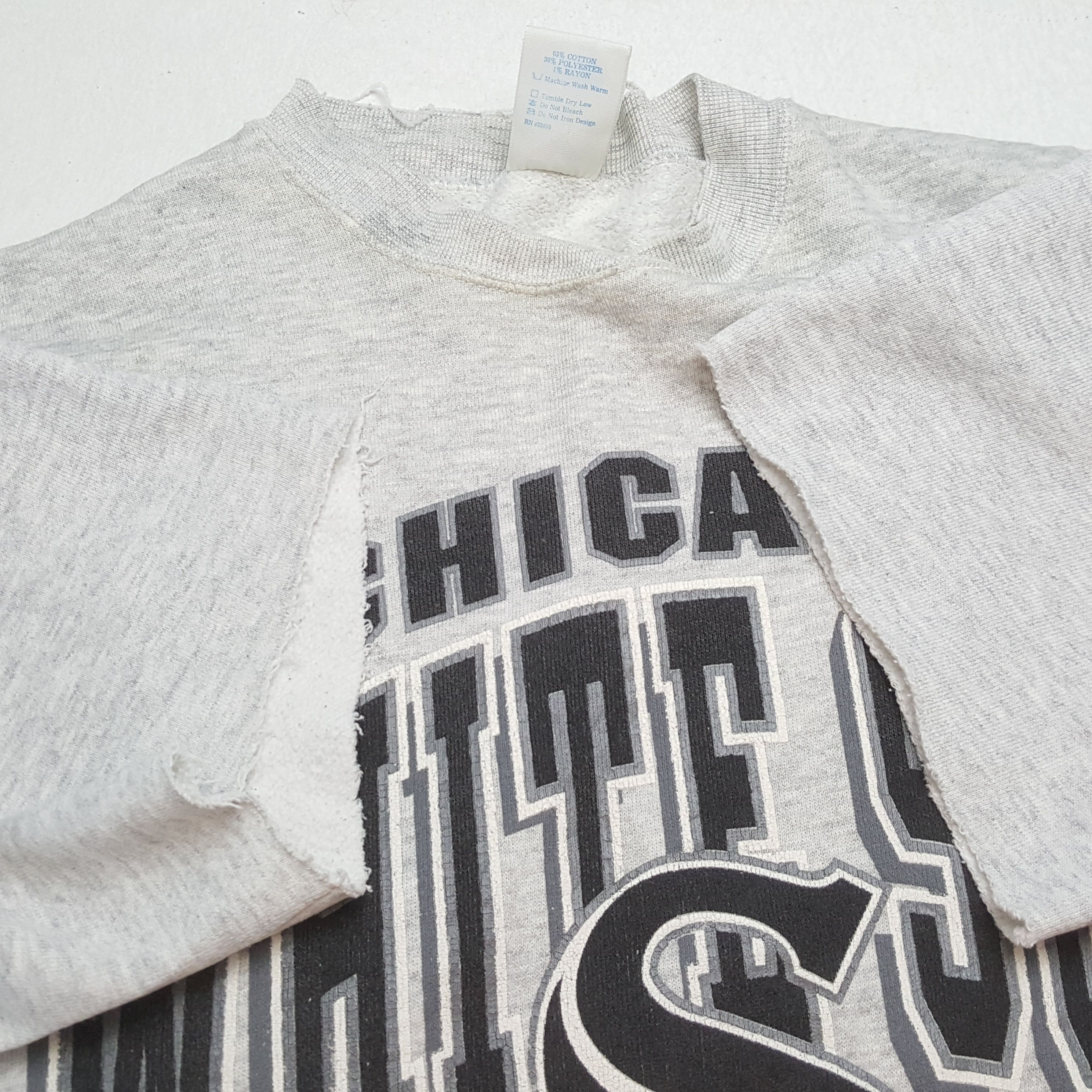 MLB × Vintage MLB Chicago White Sox Baseball Team Vintage Sweatshirt Size US M / EU 48-50 / 2 - 6 Thumbnail