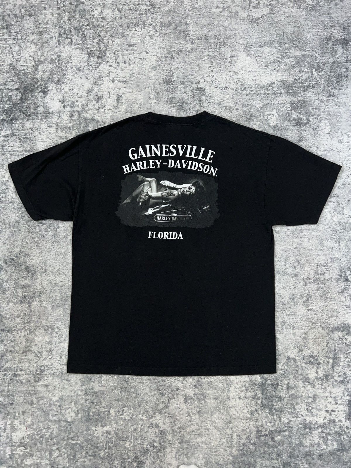 Harley Davidson × Vintage Harley Davidson Woman Grunge Biker Tee XL Size US XL / EU 56 / 4 - 3 Thumbnail