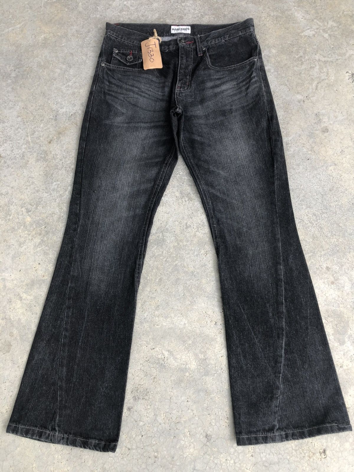 Japanese Barcedos Flared Jeans Bootcut Distressed Jeans