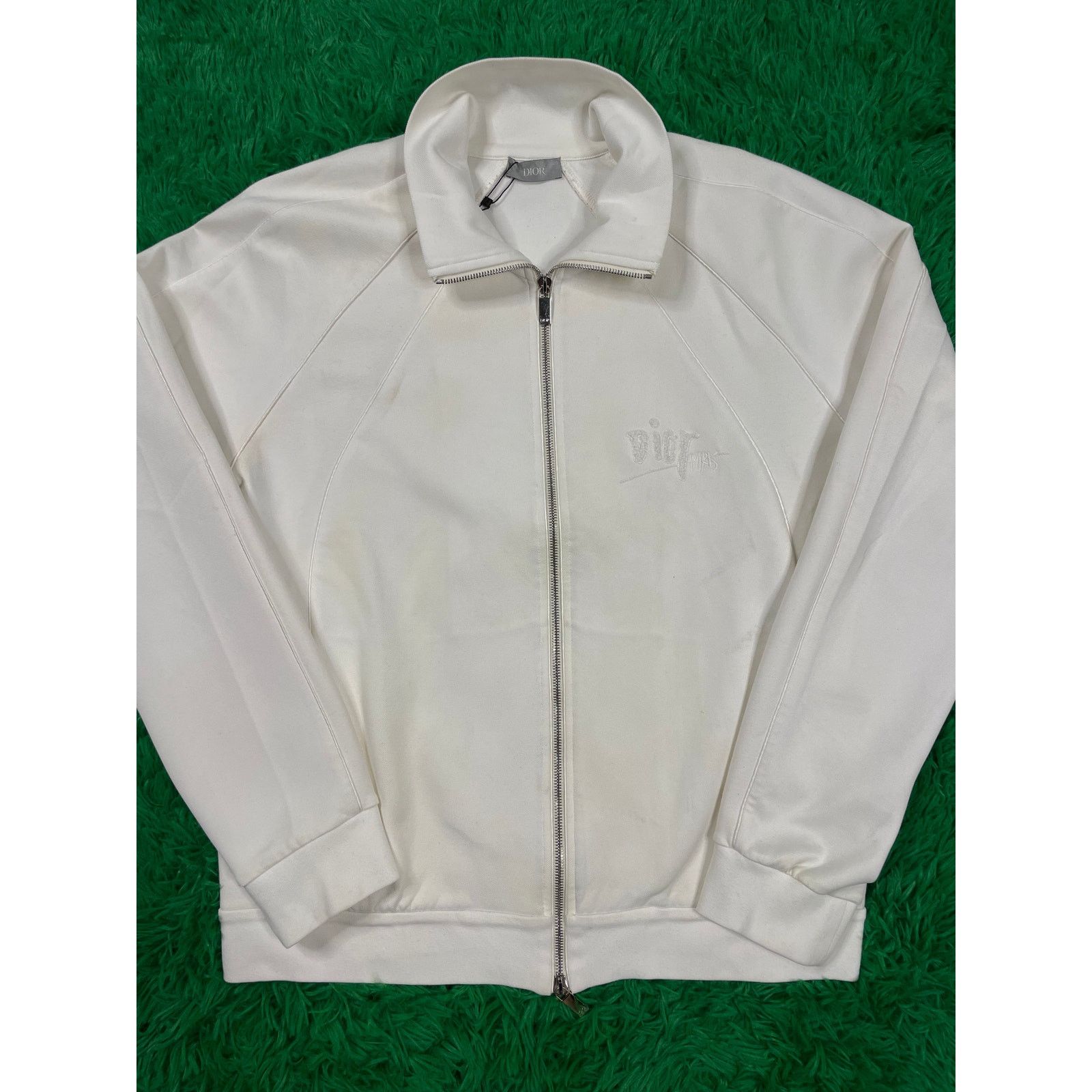 Dior Dior Track Jacket White Large Used Size US L / EU 52-54 / 3 - 1 Thumbnail
