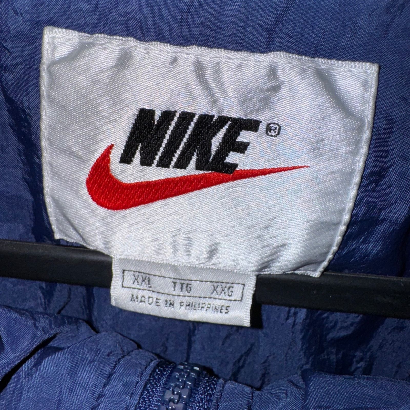 Nike Vintage Y2K Nike 1990s embroidered swoosh zip up windbreaker Size US XXL / EU 58 / 5 - 3 Thumbnail