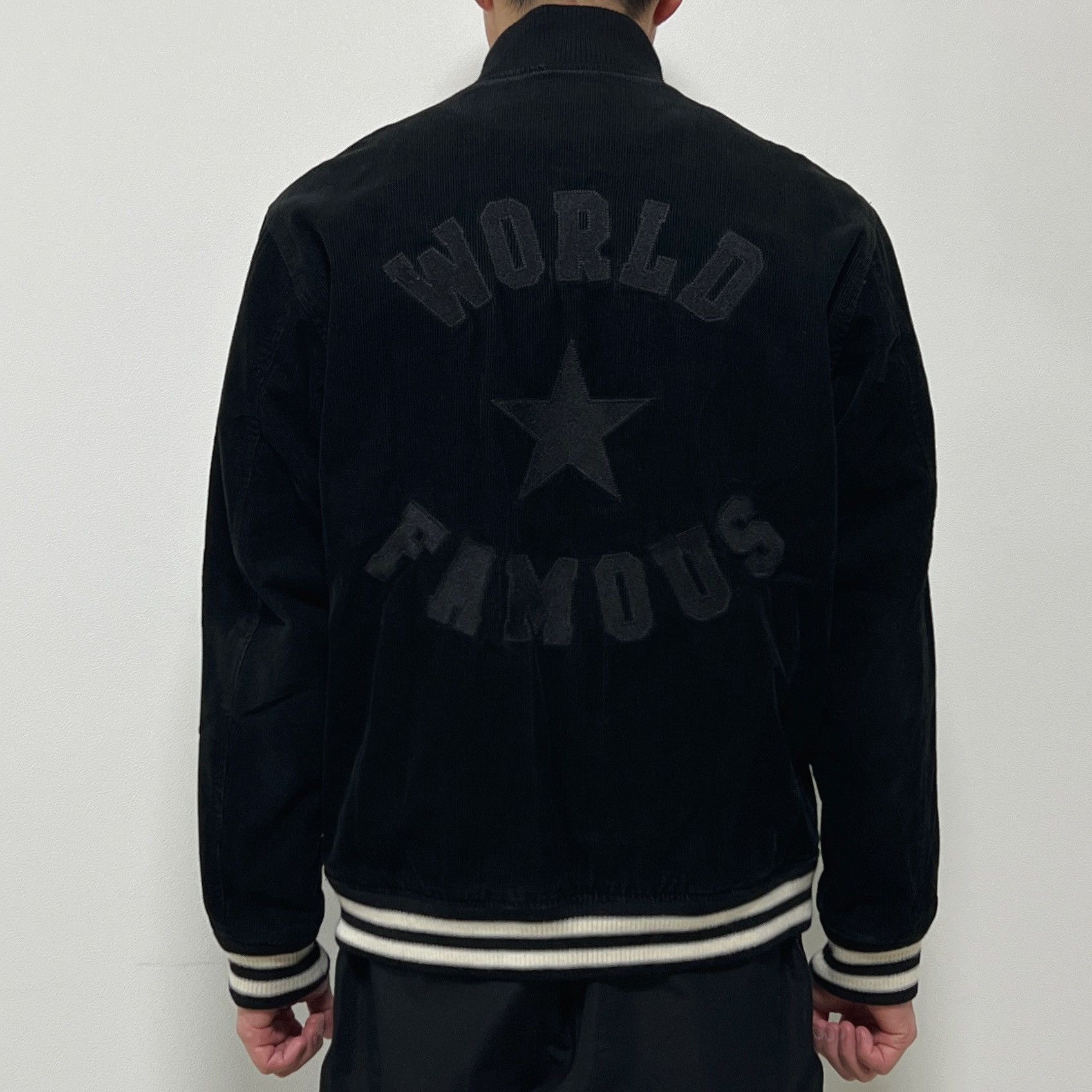 Supreme Supreme AW08 World Famous Corduroy Varsity Jacket Black Size US M / EU 48-50 / 2 - 1 Thumbnail