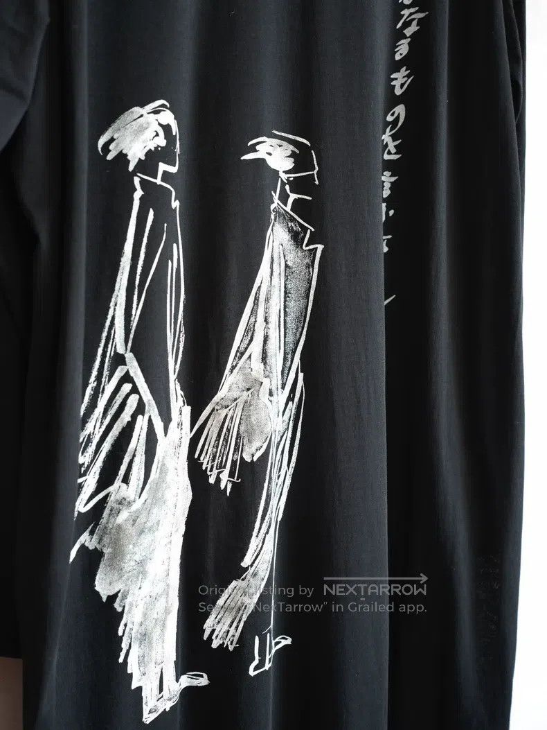 Yohji Yamamoto YOHJI YAMAMOTO Hand-Painted Printed Long Shirt Size US L / EU 52-54 / 3 - 7 Thumbnail