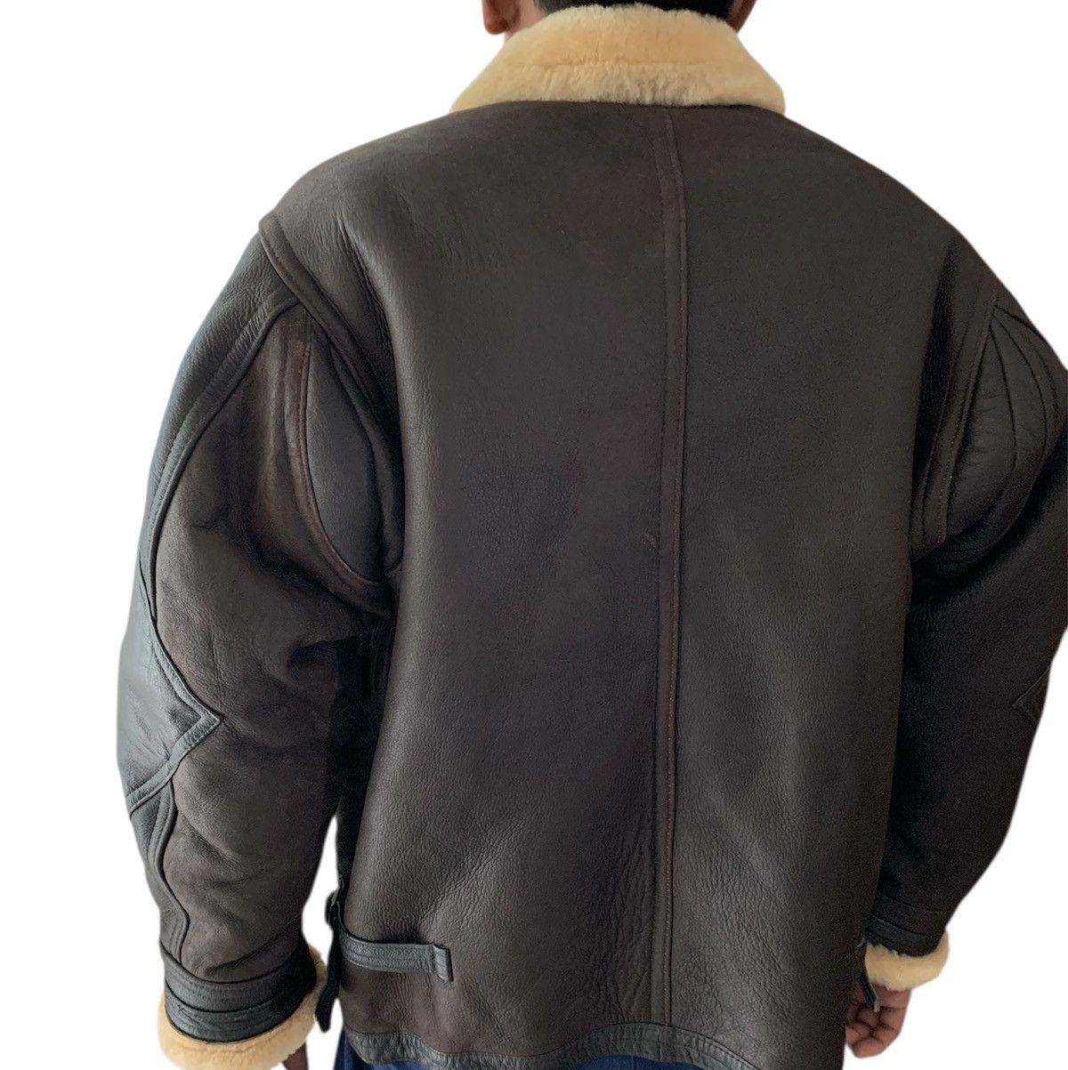 Vintage Vintage 80s U.S navy sherpa flight jacket Size US L / EU 52-54 / 3 - 3 Thumbnail