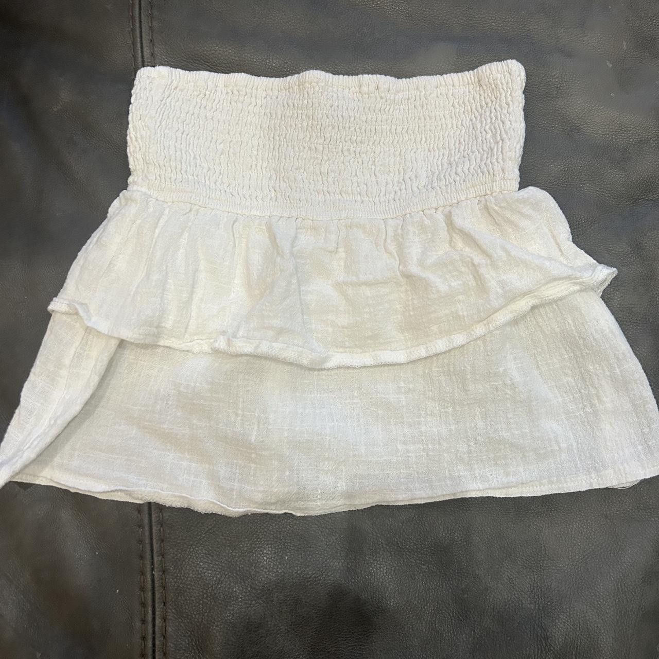 Other Edikted Cream Tube Crop Top XS Size XS / US 0-2 / IT 36-38 - 1 Thumbnail