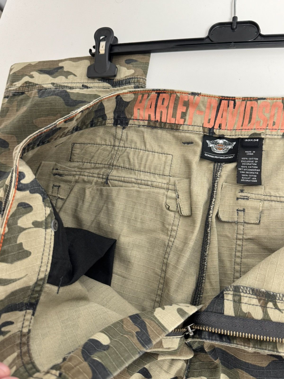 Harley Davidson Harley Davidson Vintage Y2K style Hype Cargo pants Size US 34 / EU 50 - 19 Thumbnail
