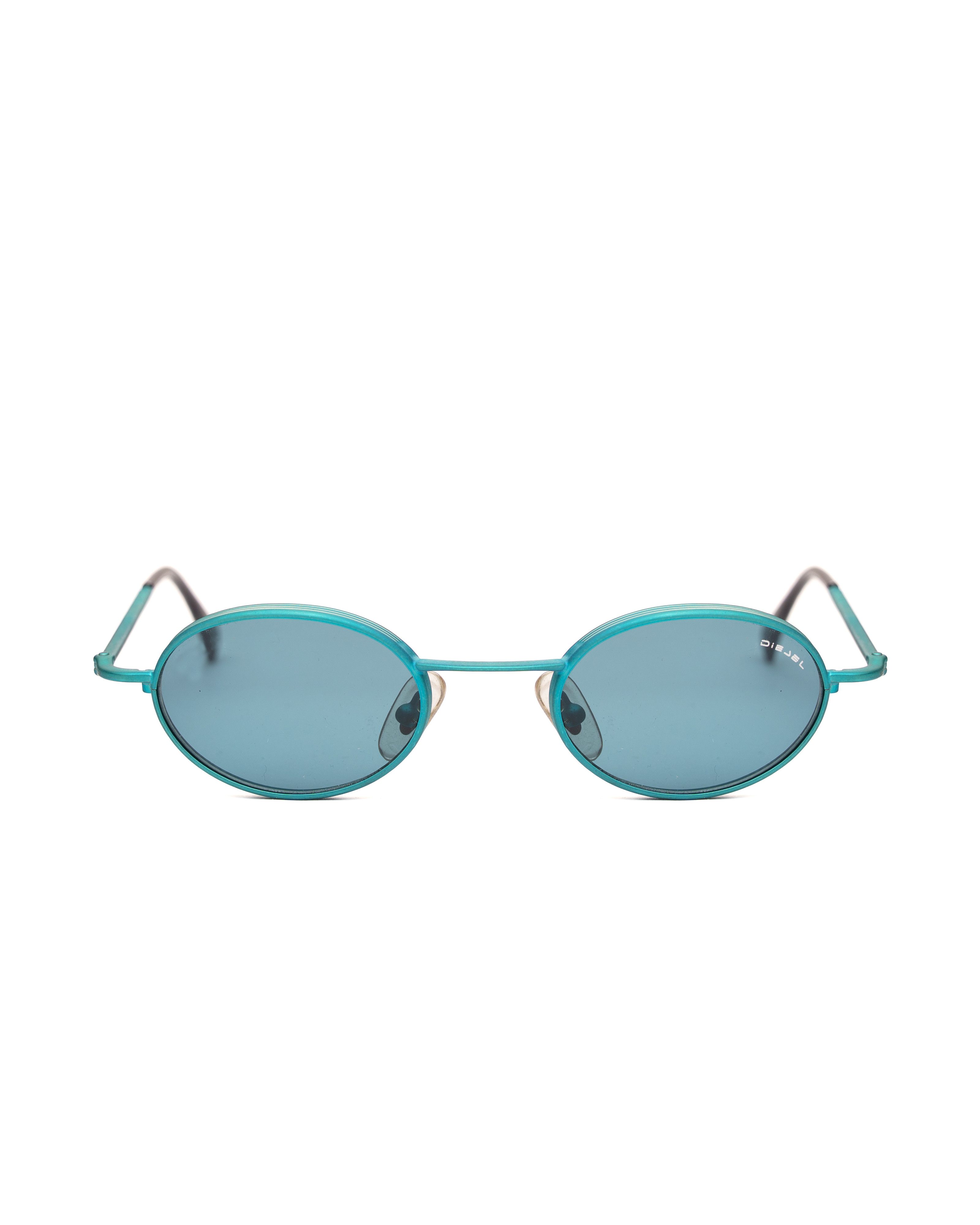Diesel Diesel '90s Blue Oval Sunglasses Size ONE SIZE - 2 Thumbnail