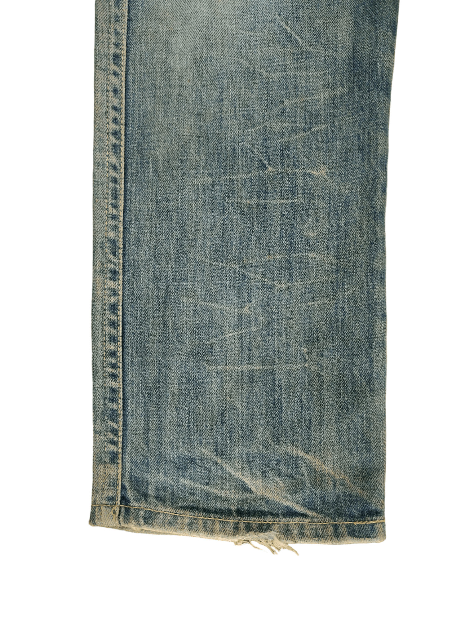 Beams Plus Beams Distress Faded Denim Jeans Undercover Style Y2k Size US 31 - 10 Thumbnail