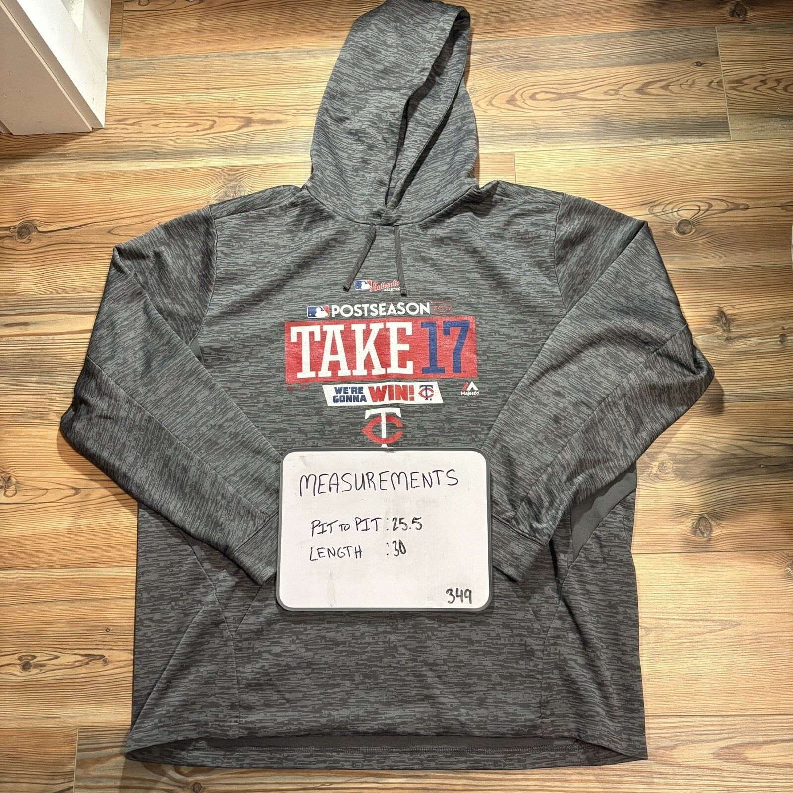 Majestic Minnesota Twins Majestic Authentic 2017 Playoff Hoodie XL Size US XL / EU 56 / 4 - 7 Thumbnail