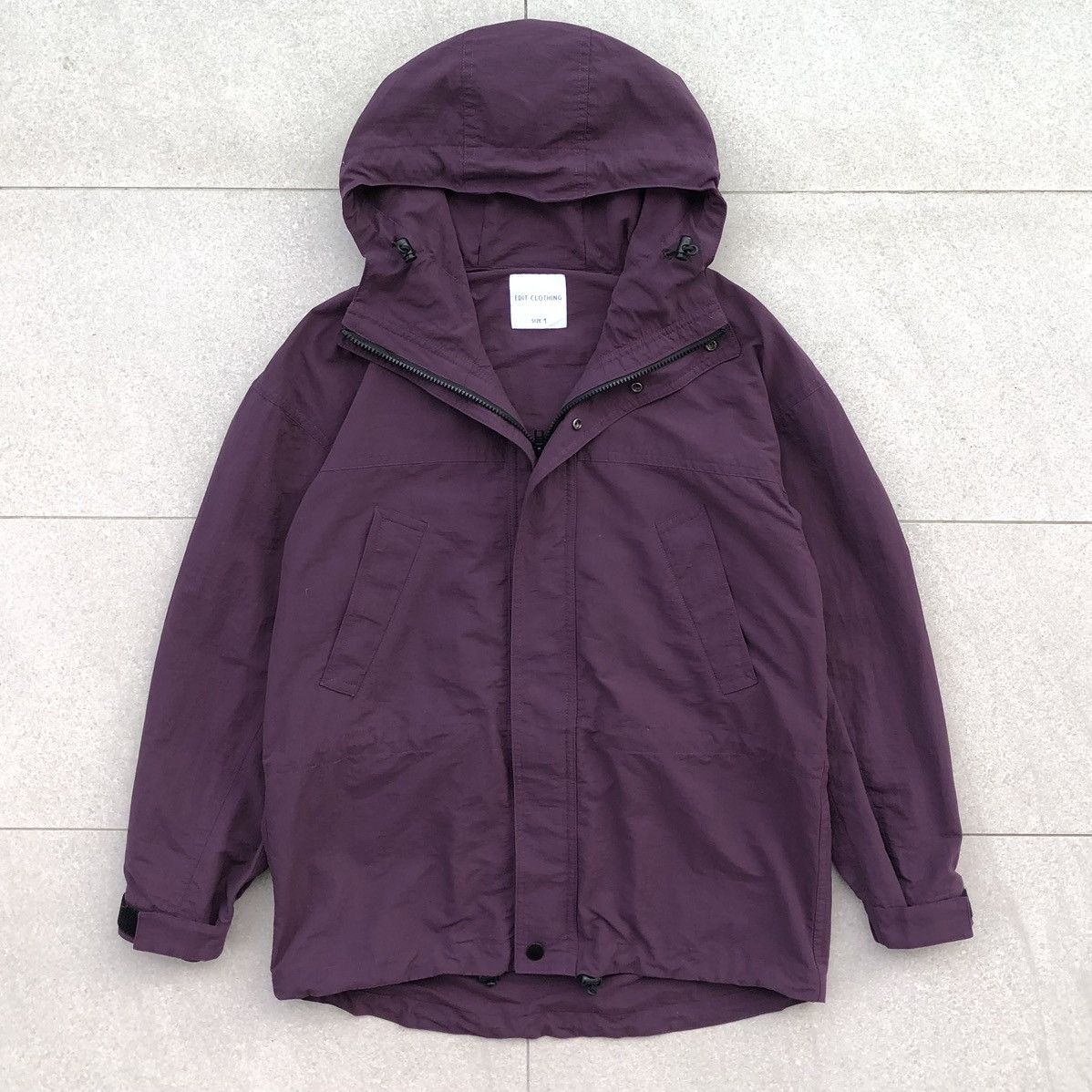 Japanese Brand Japanese Brand EDIT CLOTHING Nylon Zipper Hoodie Jacket Size US M / EU 48-50 / 2 - 6 Thumbnail