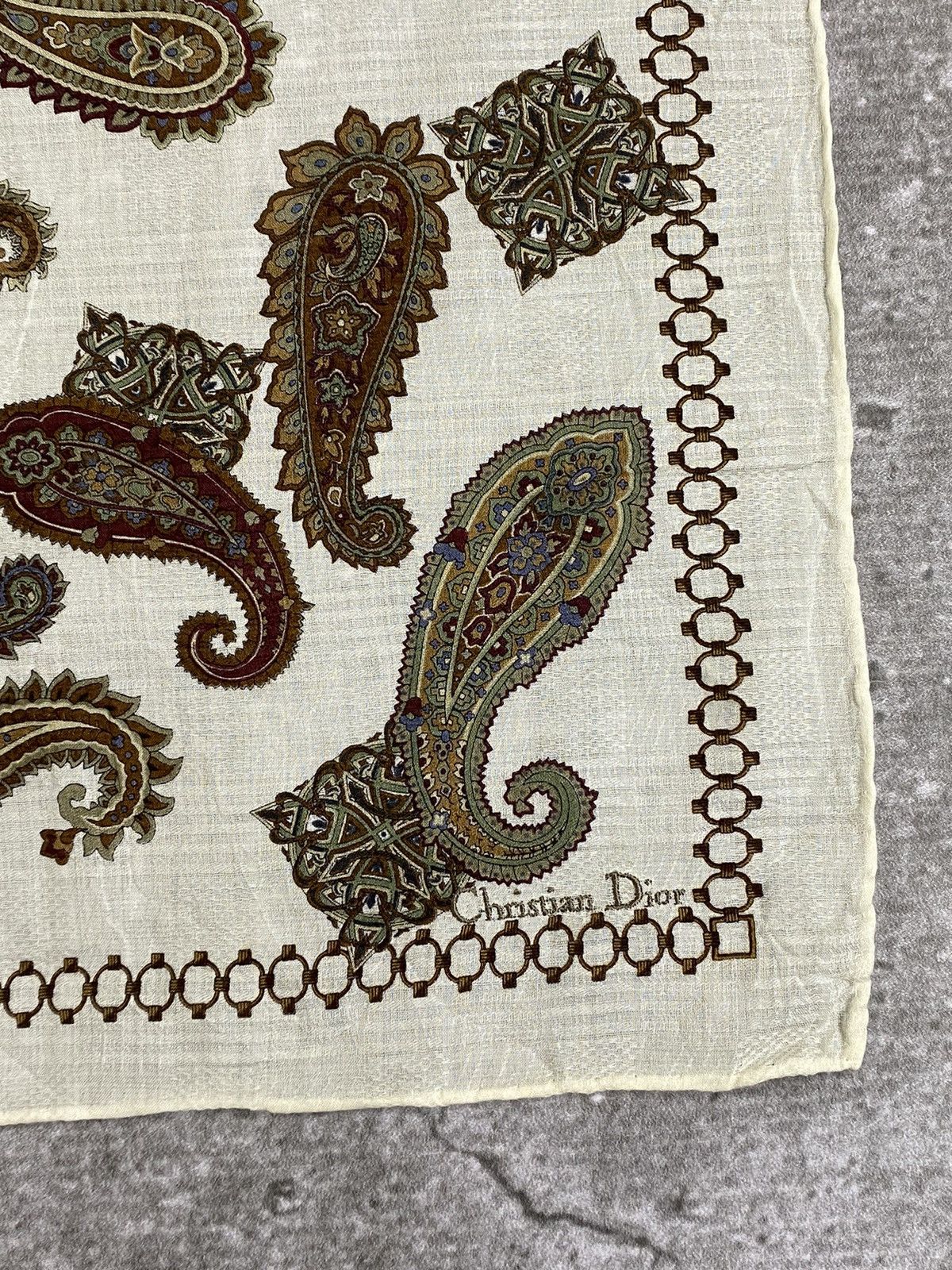 Christian Dior Monsieur Christian Dior Handkerchief / Bandana / Neckerchief Size ONE SIZE - 7 Thumbnail