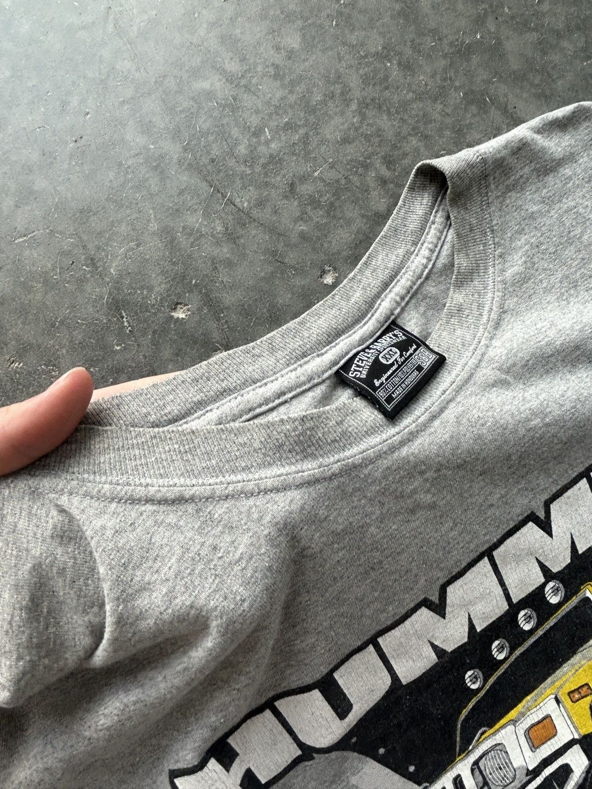 Vintage Vintage Y2K Hummer Graphic Tee Size US XXL / EU 58 / 5 - 5 Thumbnail