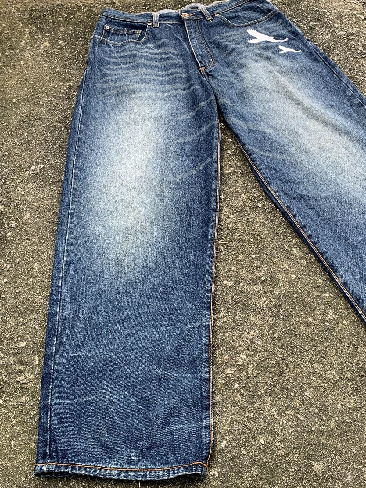 Sean John Rare.. Vintage Sean John Embroidered Denim Jeans Pants Size US 32 / EU 48 - 9 Thumbnail