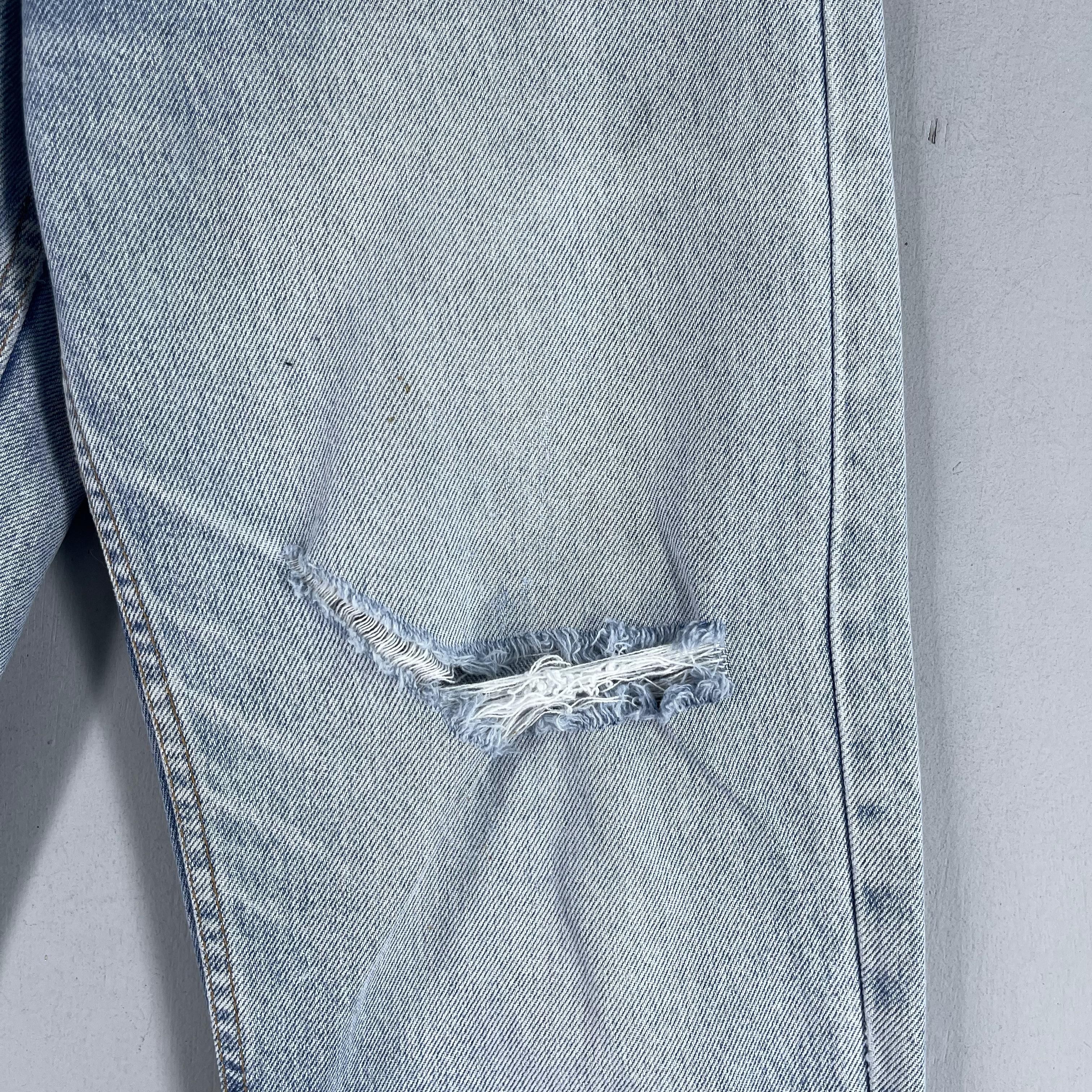 Levi's × Vintage Size 32 Vintage Levis 550 Distressed Knee Ripped Jeans Size 32" / US 10 / IT 46 - 3 Thumbnail