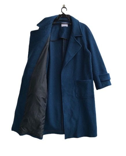 image of Studious Japan Wool Long Coat Winter Coat Size 1 in Blue, Men's