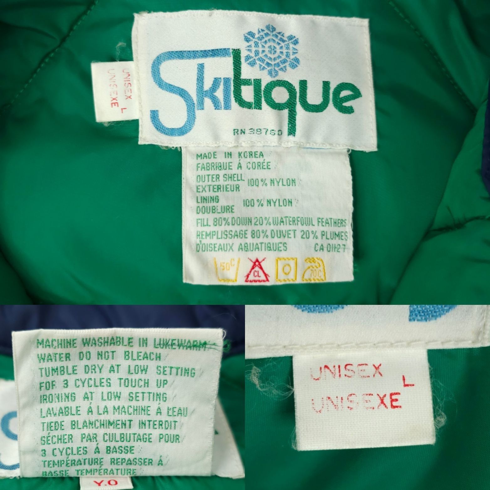 Other Skitique Puffer Vest L Vintage 70s 80s Down Feather Fill Size US L / EU 52-54 / 3 - 9 Thumbnail