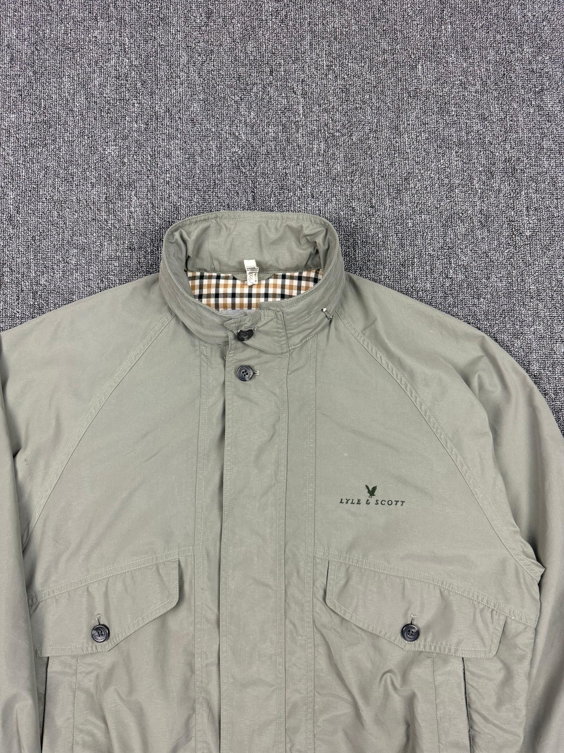 Lyle & Scott Vintage 90s Lyle & Scott Casual Light Bomber Jacket Size US L / EU 52-54 / 3 - 2 Thumbnail