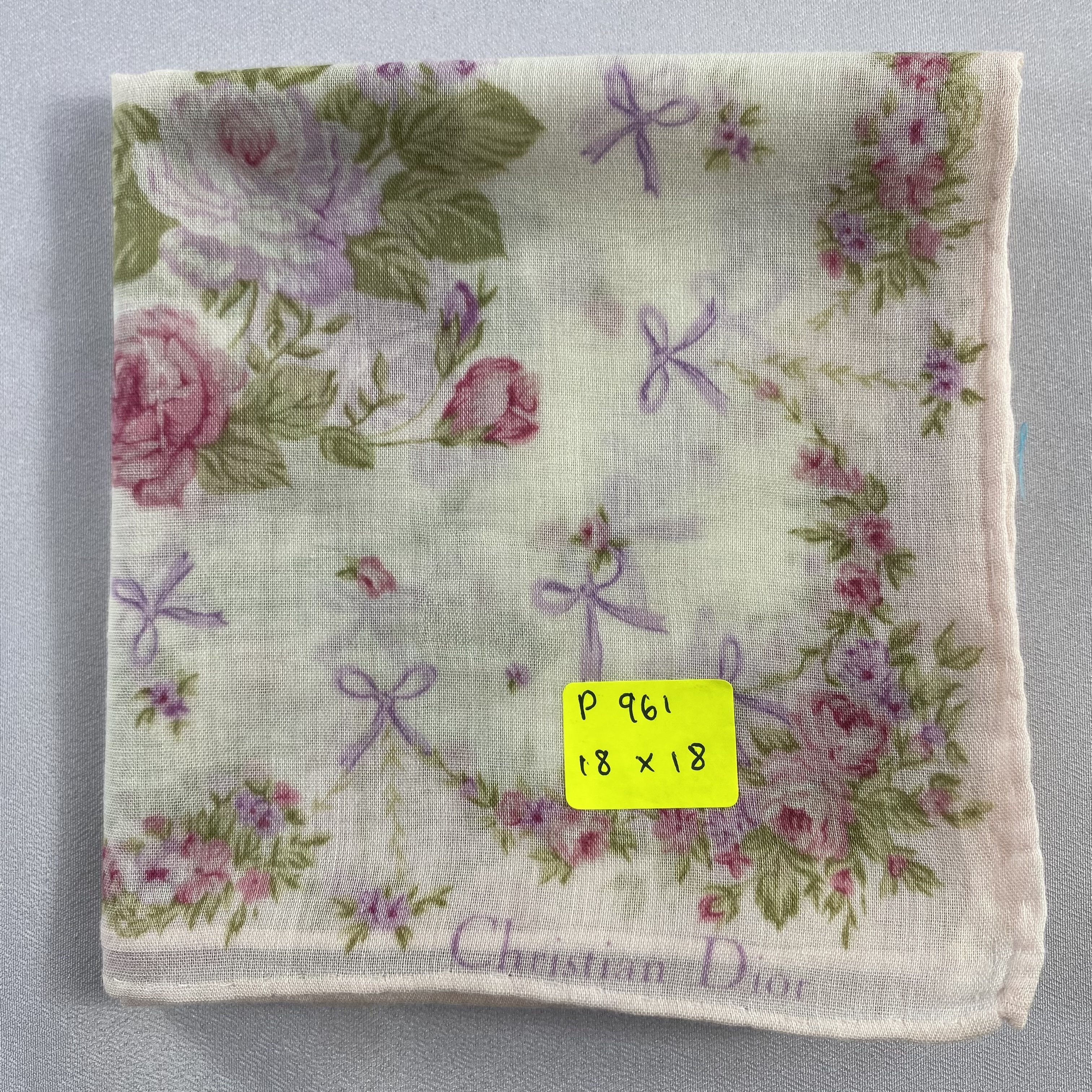 Vintage Christian Dior Monsieur Handkerchief / Neckerchief-P961 Size ONE SIZE - 5 Thumbnail