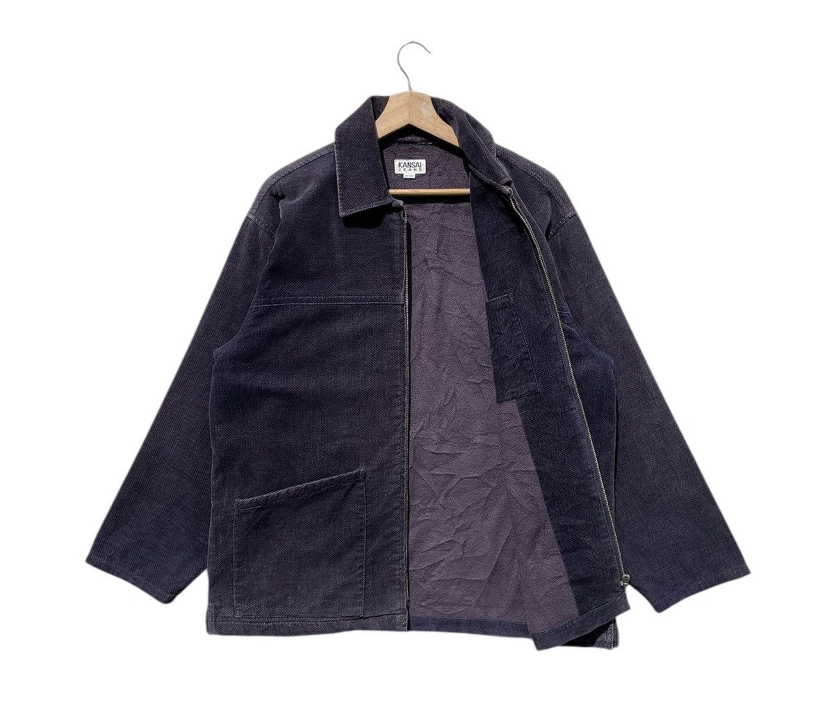 Kansai Yamamoto 🔥Accept Binding🔥 Disstressed Kansai Jeans Conduroy Jacket Size US M / EU 48-50 / 2 - 3 Thumbnail