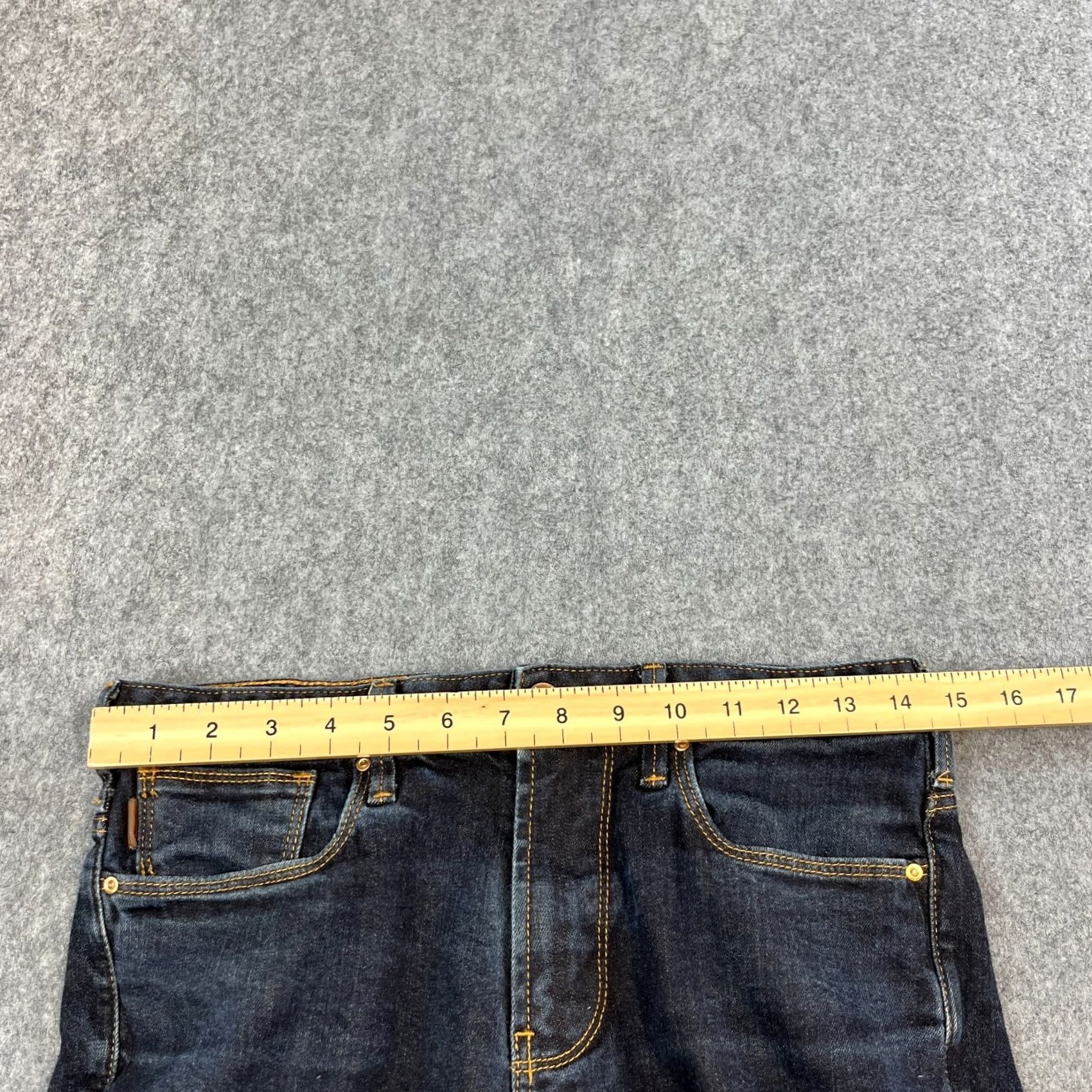 Vintage Armani Jeans Jeans Slim Skinny 30 Dark Wash Blue Stretch J06 GA Men Size US 30 / EU 46 - 6 Thumbnail