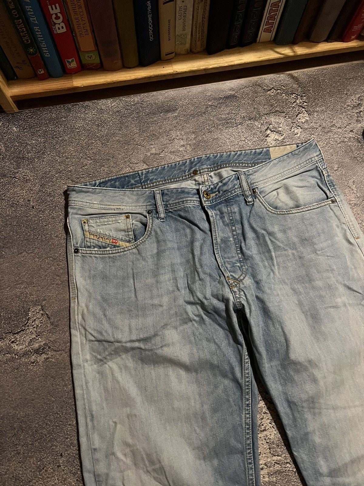 Diesel Avan Garde Diesel Distressed Glamour / Vintage Light Blue 90 Size US 39 - 4 Thumbnail