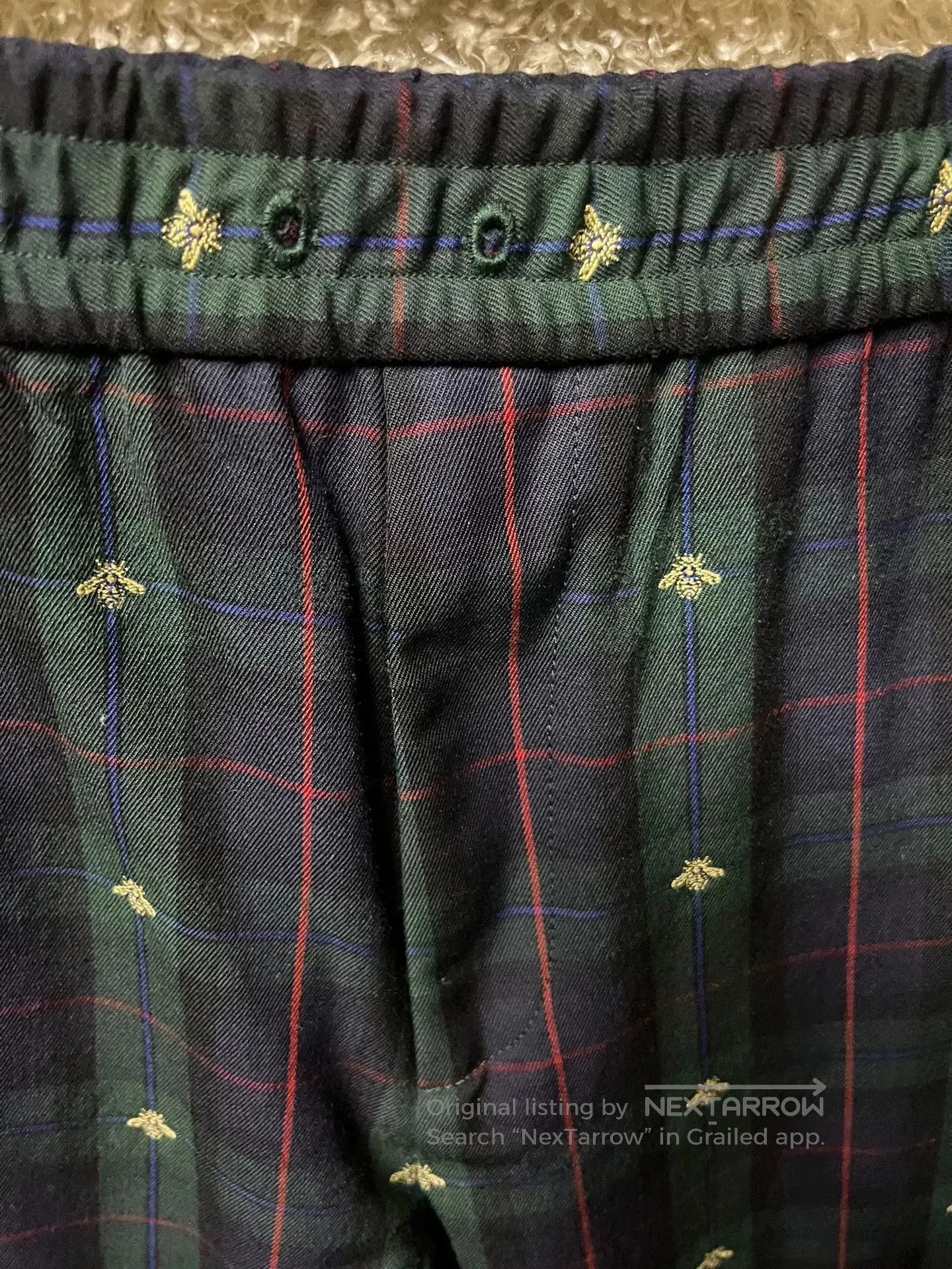 Gucci Gucci Men's Bee Wool Casual Cropped Pants. Size US 30 / EU 46 - 4 Thumbnail