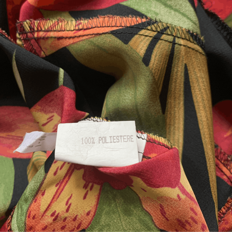 Vintage Vintage shirt with flowers / floral patterns - Henriette Size M / US 6-8 / IT 42-44 - 6 Thumbnail