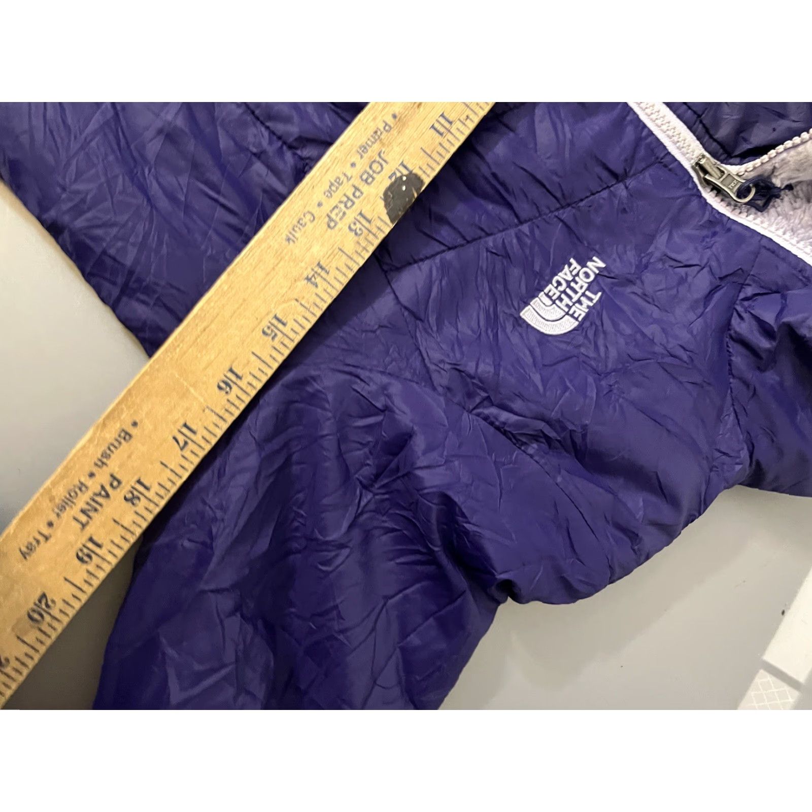 The North Face The North Face Women's Puffer Jacket XS Regular Purple Full Zip Sherpa Lined Size XS / US 0-2 / IT 36-38 - 5 Thumbnail