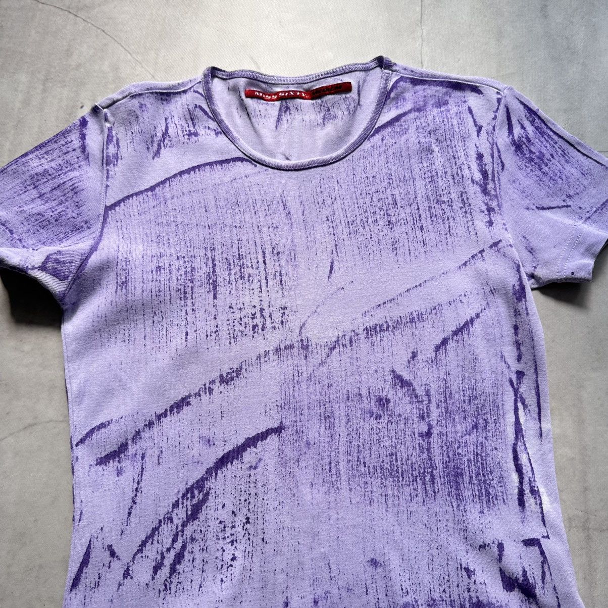 Hysteric Glamour Y2K Miss Sixty Painted Top T Shirt Cop Copine Margiela Style Size M / US 6-8 / IT 42-44 - 7 Thumbnail