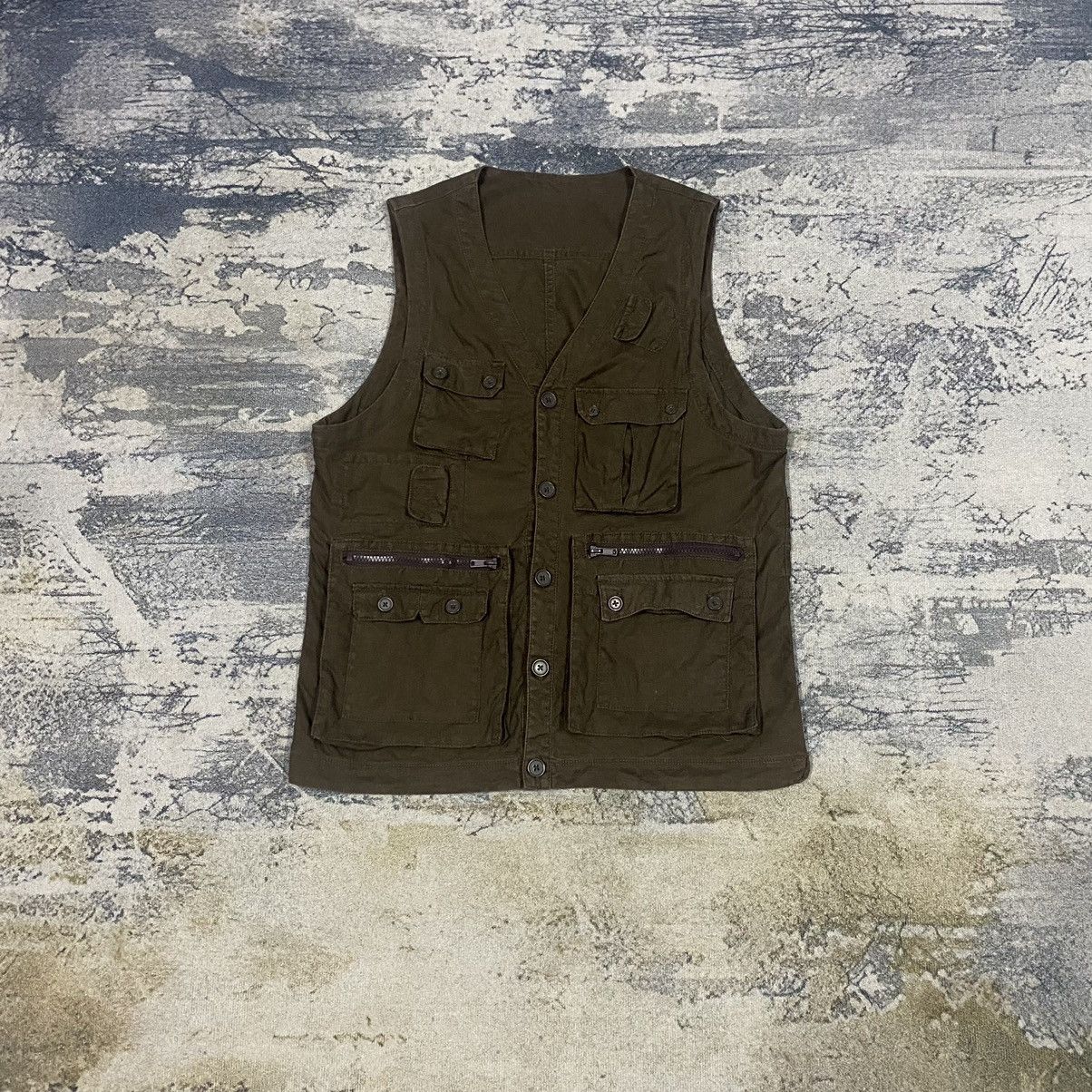 Japanese Brand × Vintage × Voodoo Tactical Vintage Japan Tactical Zipper Vest Size US M / EU 48-50 / 2 - 1 Thumbnail