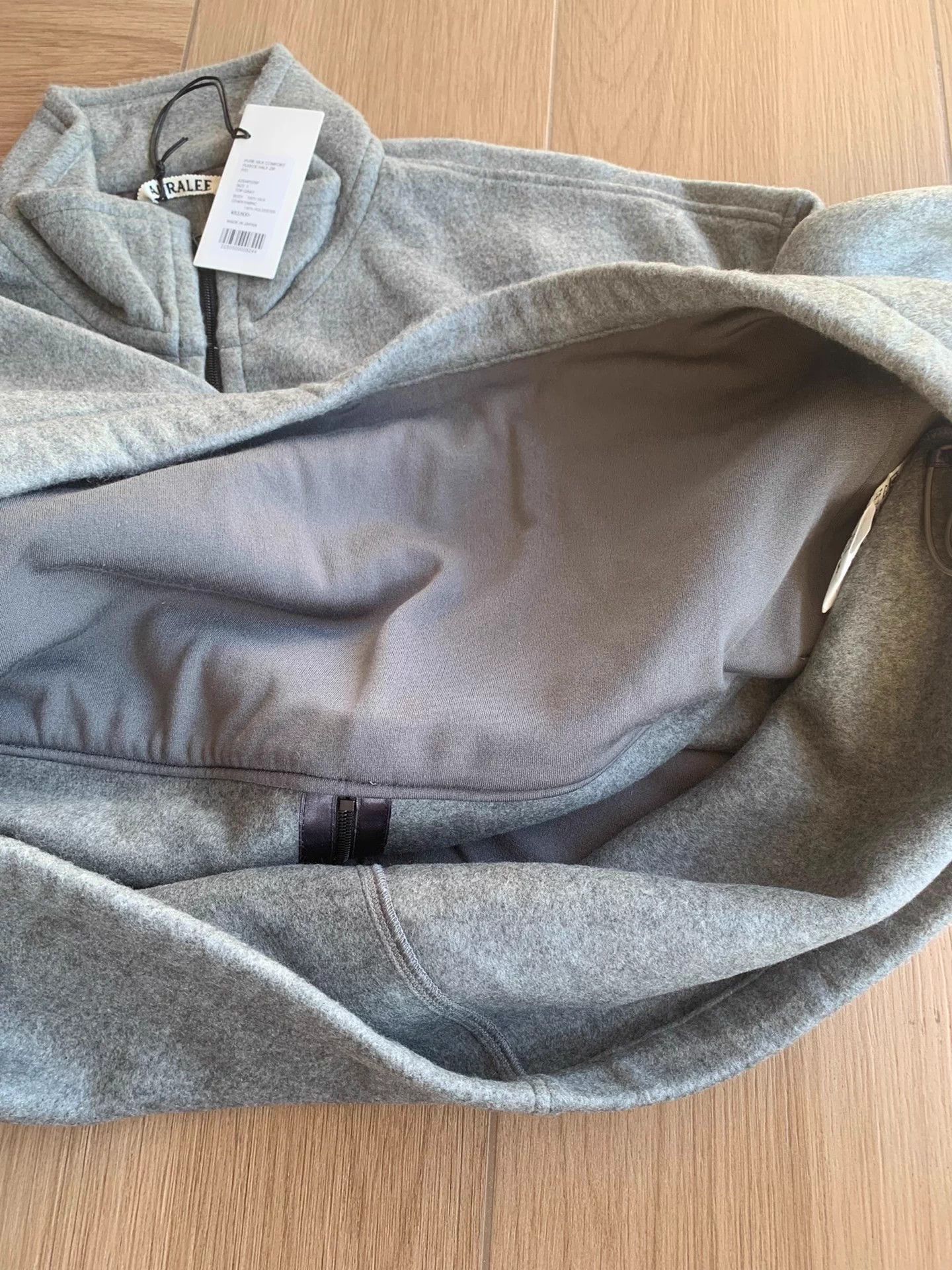Auralee AURALEE 25AW Fleece Halfzip PO Size US XXL / EU 58 / 5 - 7 Thumbnail