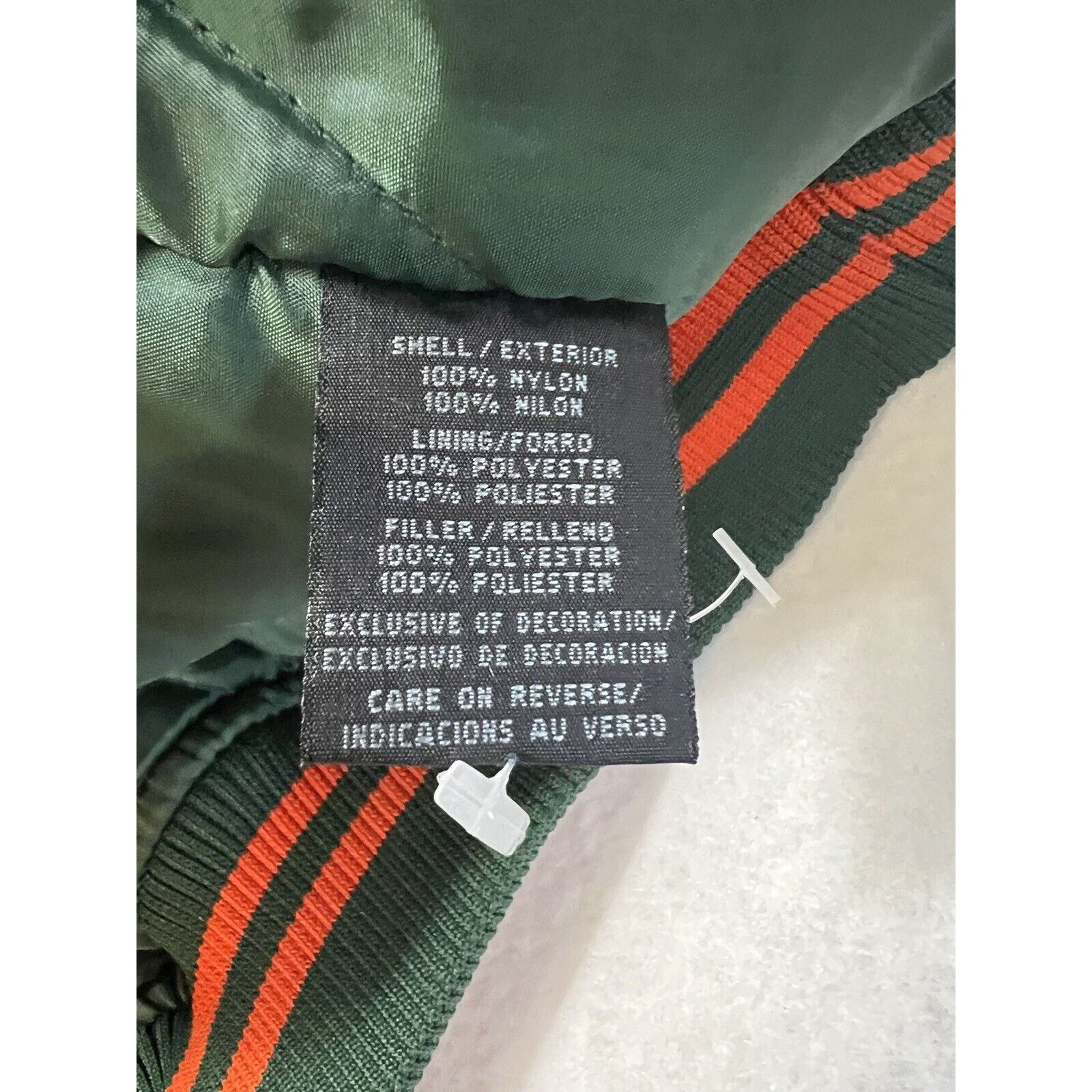 Starter VTG 80’s Miami Hurricanes Satin Starter Bomber Snap L Jacket Size US L / EU 52-54 / 3 - 10 Thumbnail