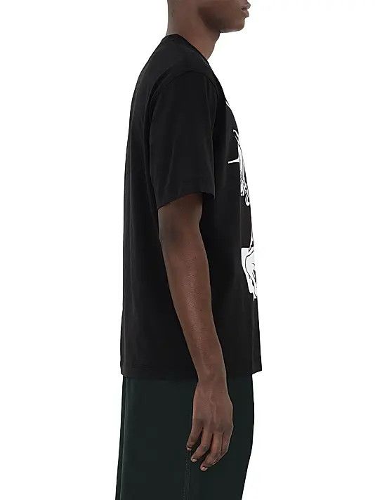 Burberry os11x1225 EKD Cotton T-Shirt in Black/White Size US XL / EU 56 / 4 - 5 Thumbnail