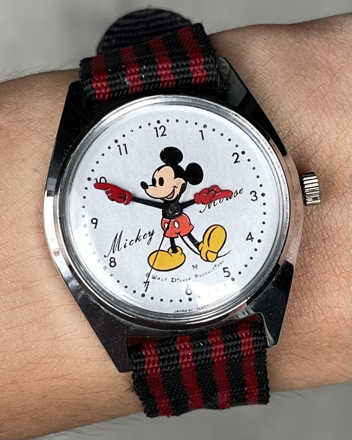 Japanese Brand × Mickey Mouse × Vintage 𝐕𝐢𝐧𝐭𝐚𝐠𝐞 𝐌𝐢𝐜𝐤𝐞𝐲 𝐌𝐨𝐮𝐬𝐞 𝐖𝐚𝐥𝐭 𝐃𝐢𝐬𝐧𝐞𝐲 𝐒𝐞𝐢𝐤𝐨 𝐌𝐞𝐜𝐡𝐚𝐧𝐢𝐜𝐚𝐥 𝐖𝐚𝐭𝐜𝐡 Size 36 - 4 Thumbnail